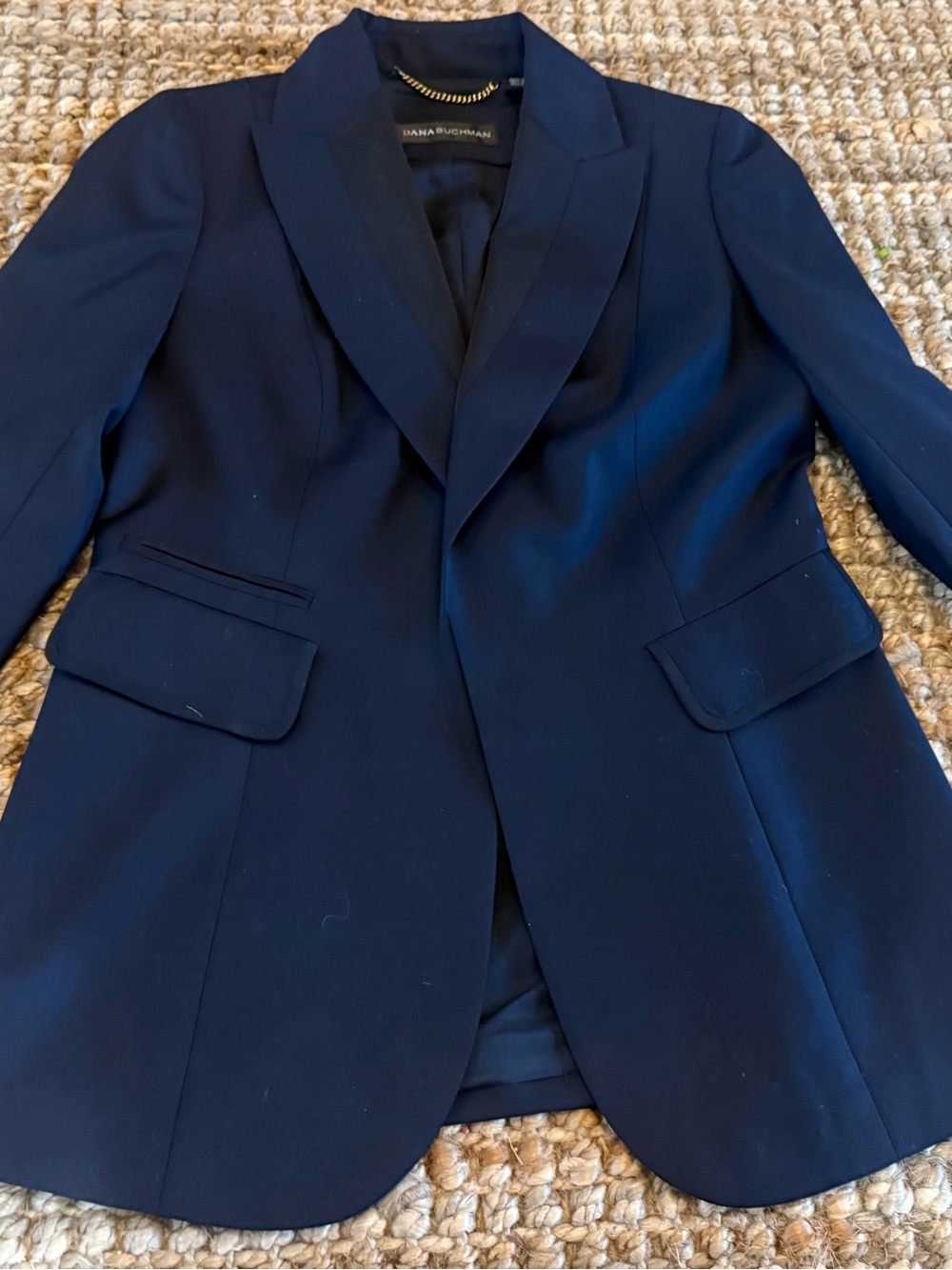 Dana Buchman Dark Navy Tailored Blazer size 4